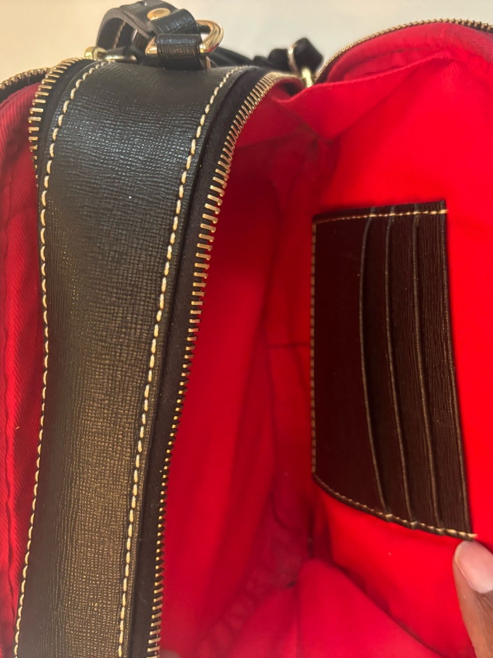 Dooney & Bourke Black Leather Small Bag - Picture 2 of 5